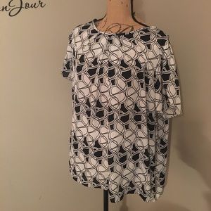 Liz Claiborne short sleeve blouse size 2x